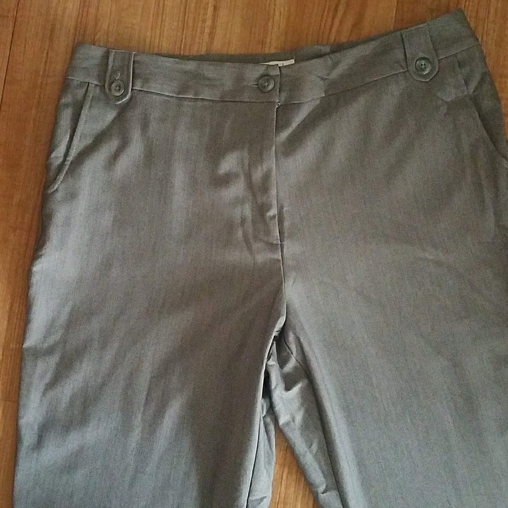 Kim Rogers Gray Women's Pants, Size 18 Like New